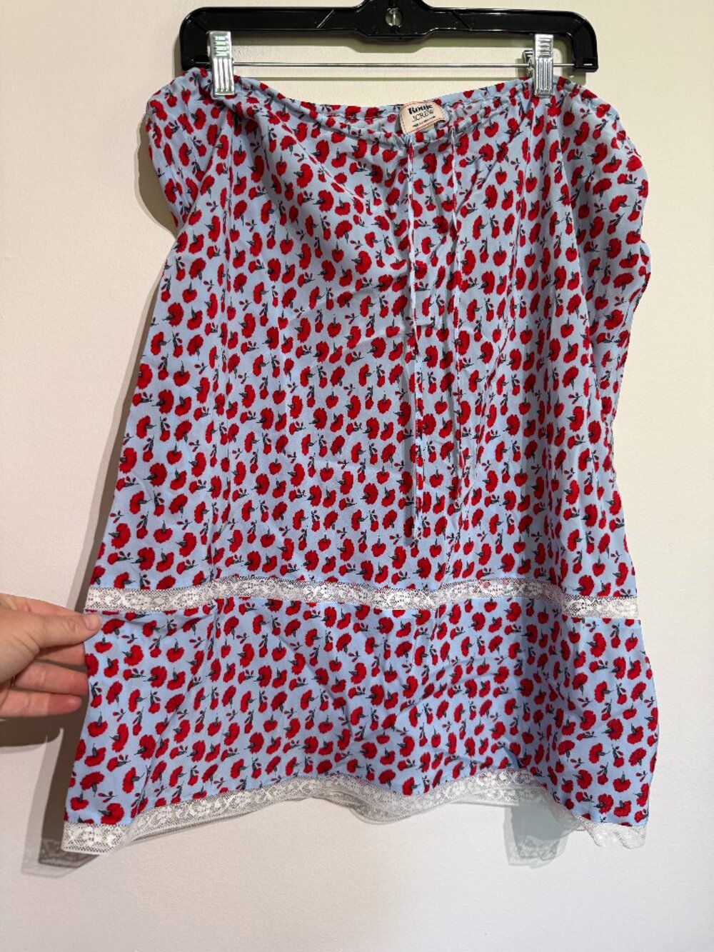 Rouje X J.Crew Poème skirt in carnation print, XXL